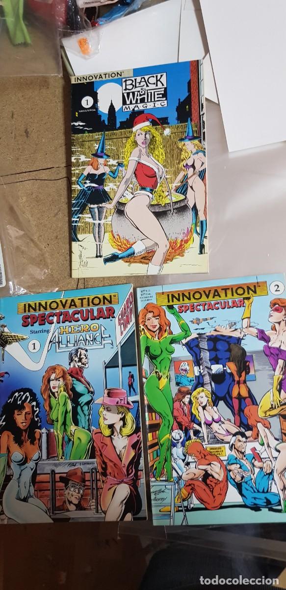 Comics: INNOVATION SPECTACULAR COMICS ( MIRAR DESCRIPCI&Oacute;N)...LOTE 3 tomos en INGLES