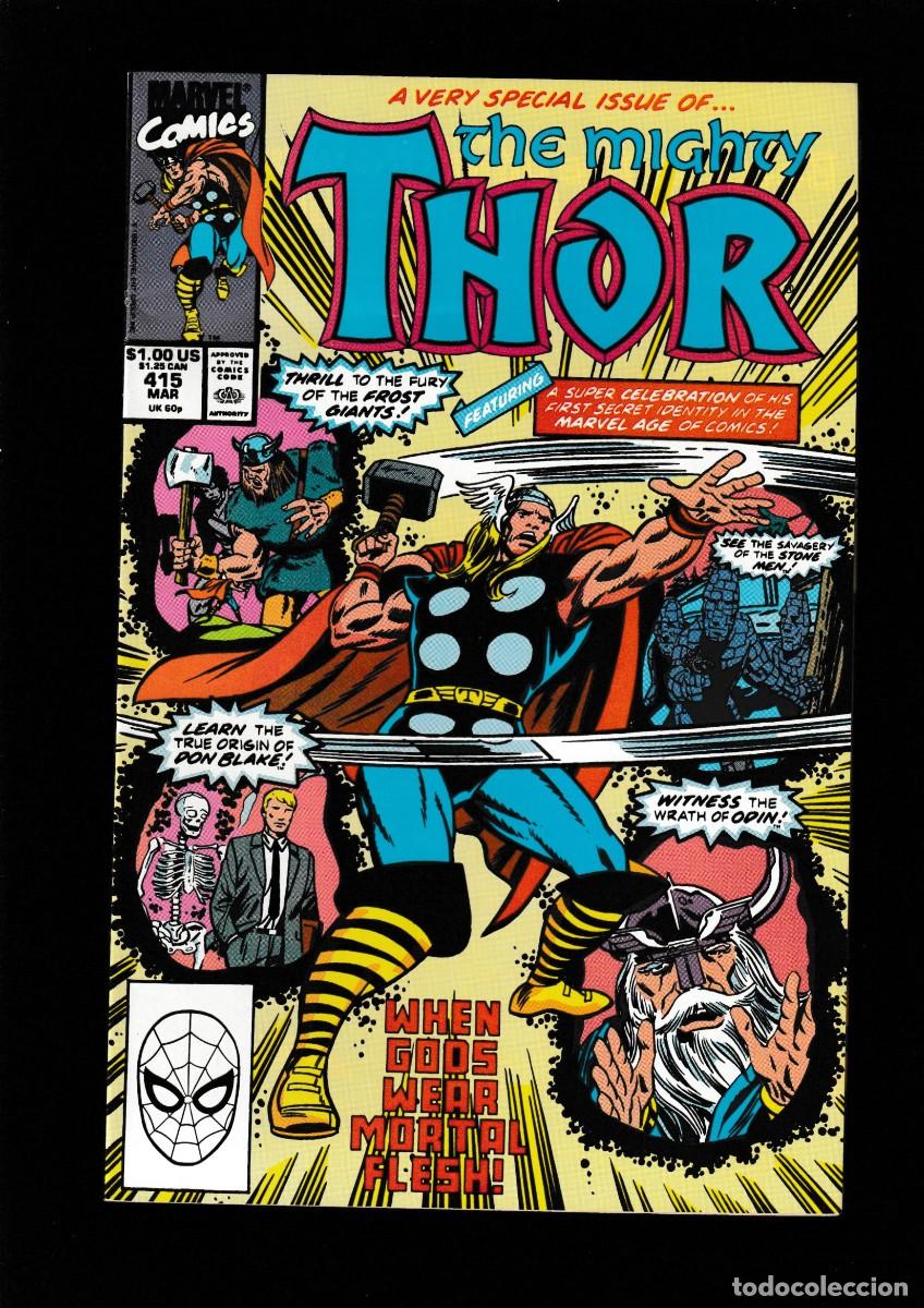 C&oacute;mics: THOR 415 - MARVEL 1990 VFN / DEFALCO & TRIMPE - Foto 1