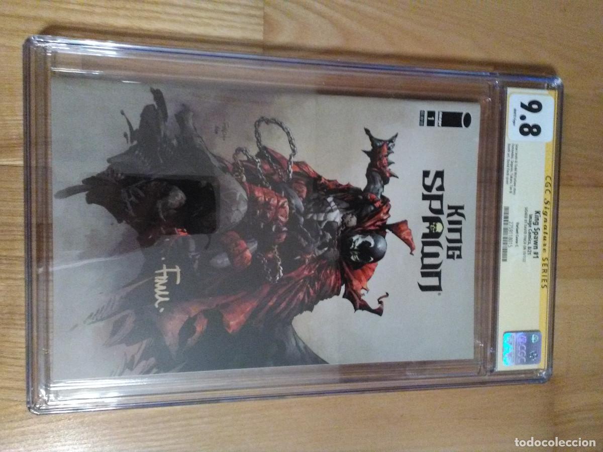 C&oacute;mics: Comic CGC IMAGE KING SPAWN 1 signed by David Finch variant cover c - Foto 1