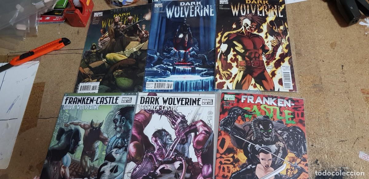 C&oacute;mics: FRANKEN CASTLE ns. 18. 20 + DARK WOLVERINE ns . 79.87.89. 90( lote 6 n&uacute;meros) MARVEL.ORIGINALES