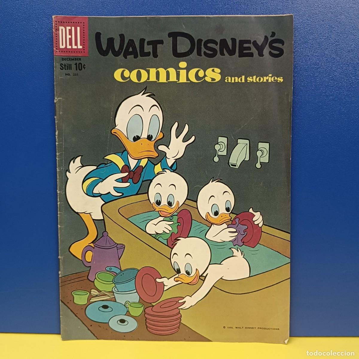 Fumetti: WALT DISNEY'S COMICS AND STORIES - DELL - N&ordm; 231 - DICIEMBRE 1959 - DISNEY - EN INGLES