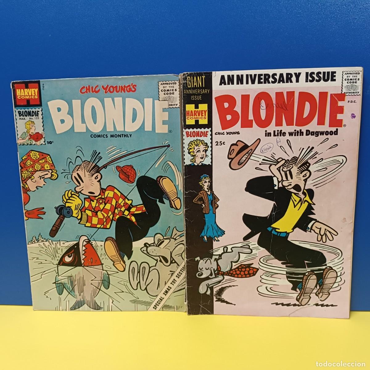 C&oacute;mics: LOTE 2 COMICS - BLONDIE - HERVEY COMICS - ANNIVERSARY ISSUE / CHIC YOUNGS - Foto 1