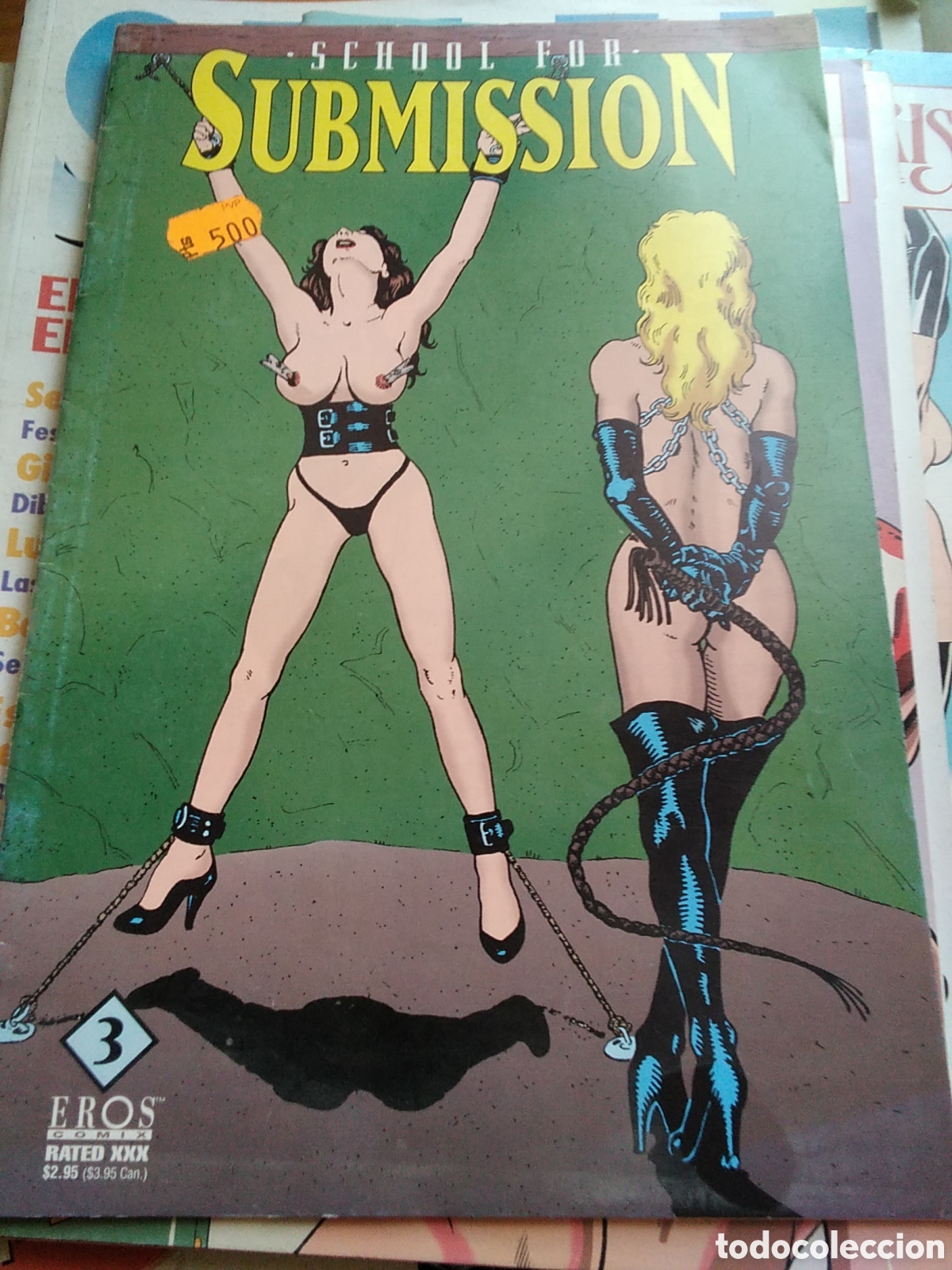 Fumetti: Submission school comic americano sadomasoquista n&uacute;mero 3