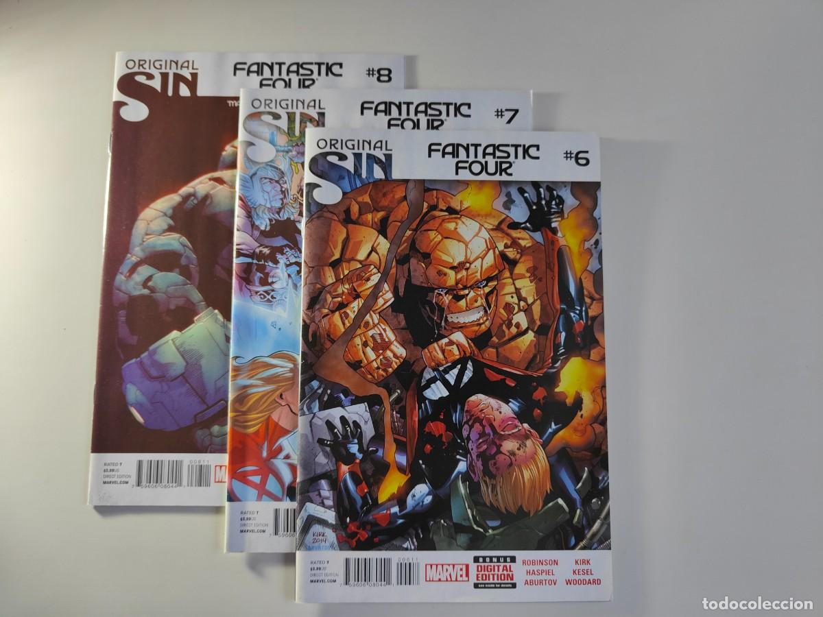 C&oacute;mics: Fantastic Four Original Sin 6 7 8 Marvel 2014 - Foto 1