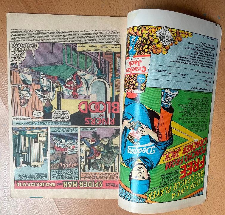 C&oacute;mics: SPIDERMAN AND DAREDEVIL, Marvel A&ntilde;os 80 Numero 123 - Foto 3