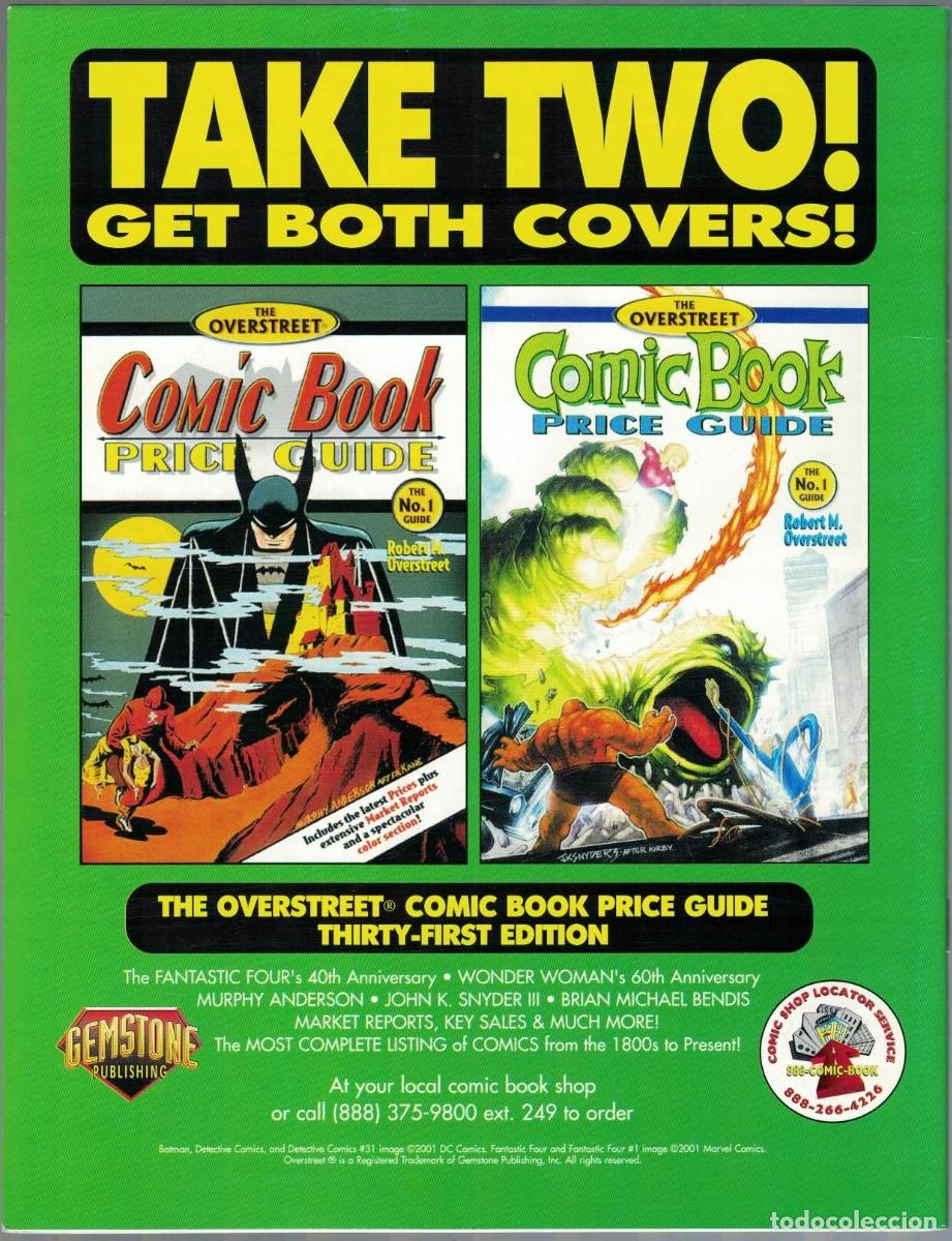 C&oacute;mics: COMIC BOOK MARKETPLACE #84, GEMSTONE pub. 2001 - Foto 2