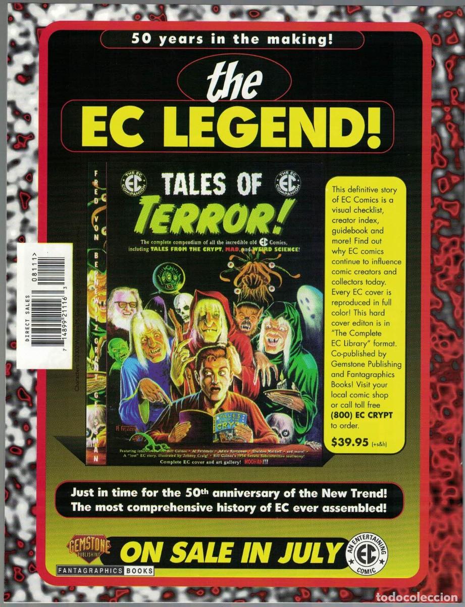 C&oacute;mics: COMIC BOOK MARKETPLACE #81, GEMSTONE pub. 2000 - Foto 2