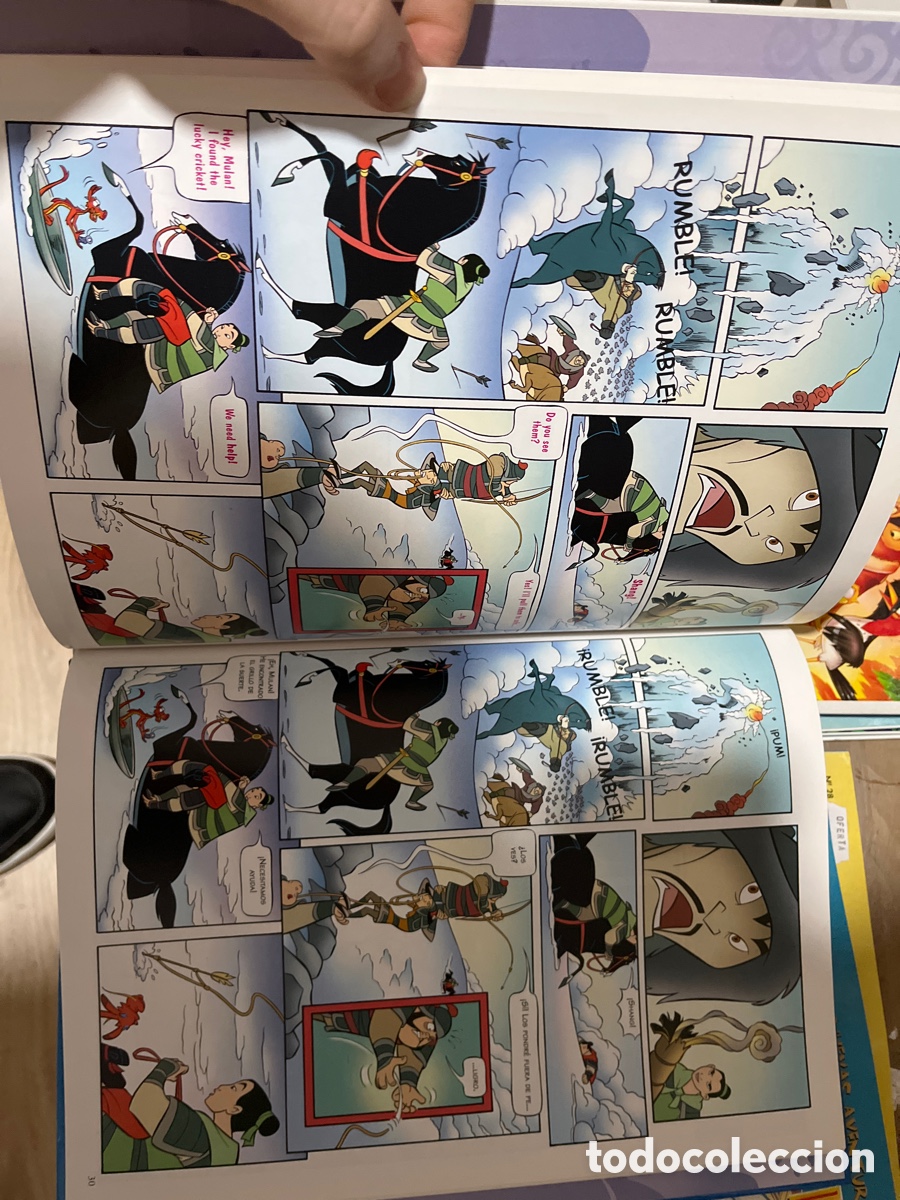 C&oacute;mics: Comic6 mulan - disney - edicio biling&uuml;e catala i angles - Foto 2