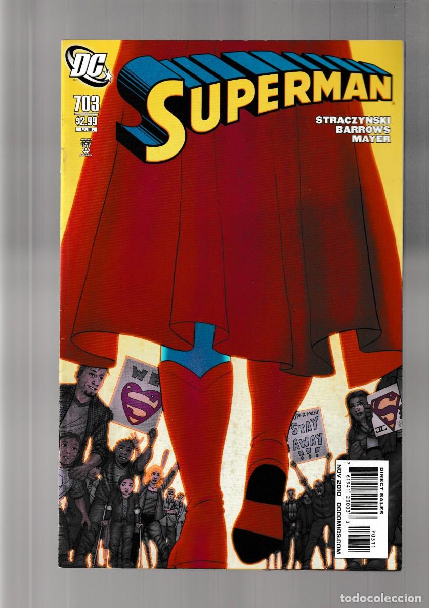 C&oacute;mics: SUPERMAN 703 - DC 2010 VFN- / PORTADA DE JOHN CASSADAY - Foto 1