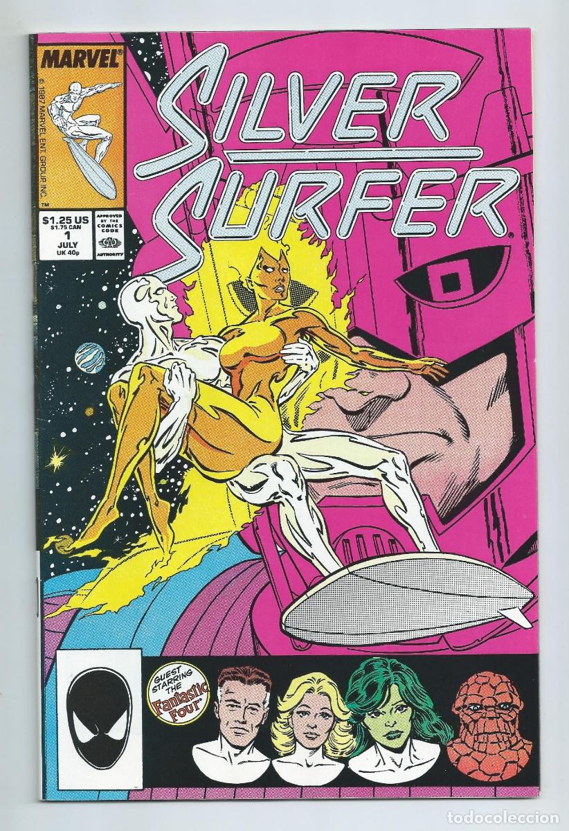C&oacute;mics: SILVER SURFER N&ordm; 1 (JULIO 1987). ORIGINAL MARVEL- COMO NUEVO - Foto 1