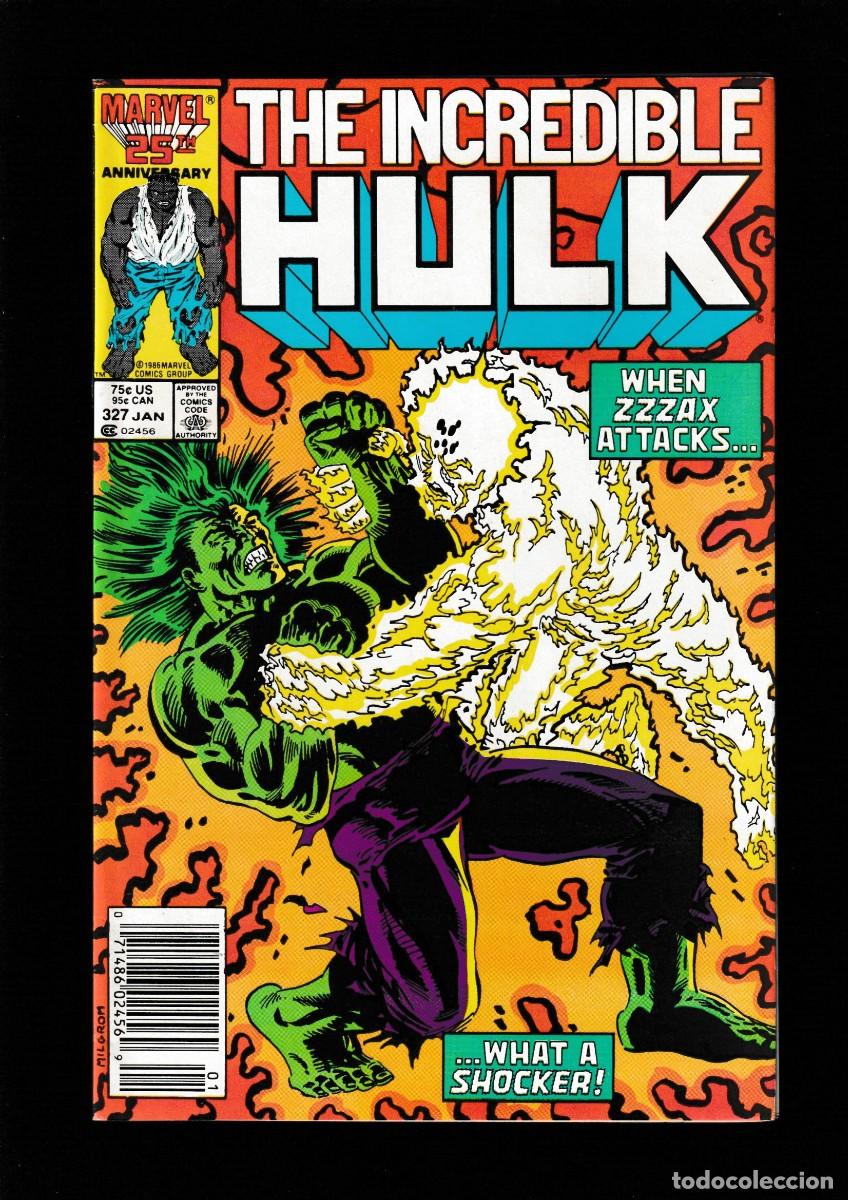 C&oacute;mics: INCREDIBLE HULK 327 - MARVEL 1986 VFN - Foto 1