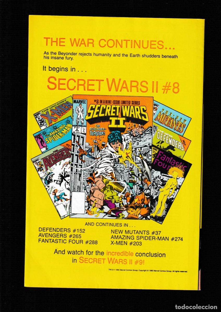 C&oacute;mics: IRON MAN 203 - MARVEL 1986 VFN/NM - Foto 2