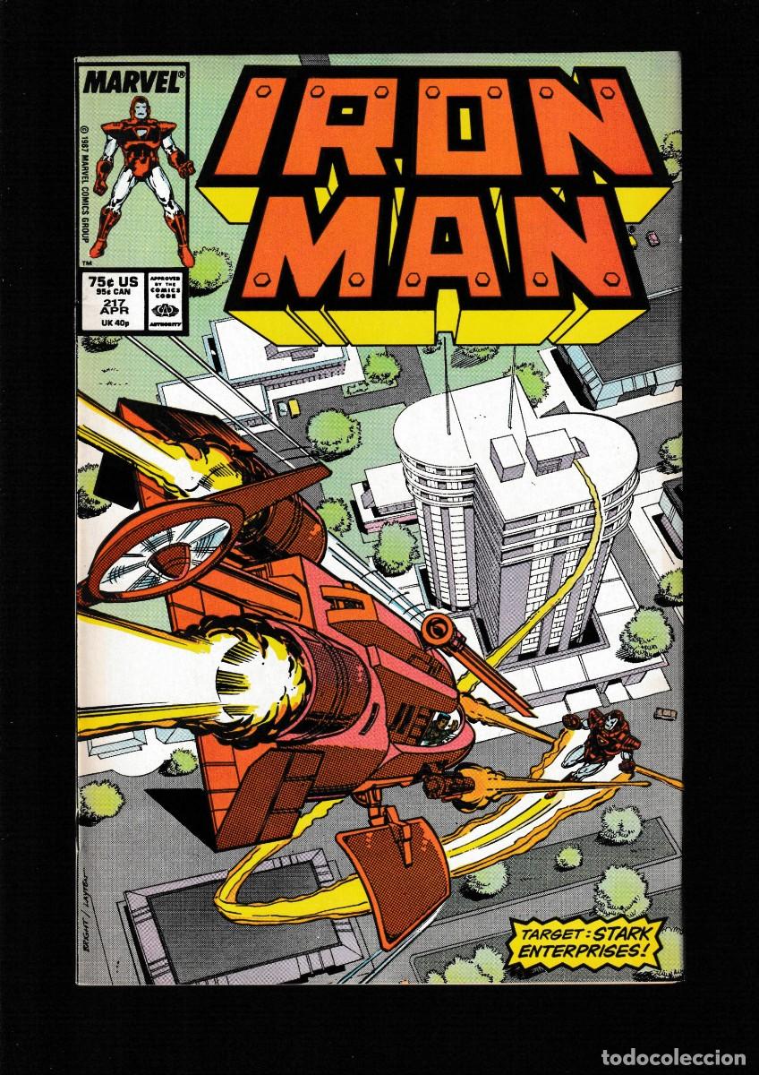 C&oacute;mics: IRON MAN 217 - MARVEL 1987 VFN - Foto 1