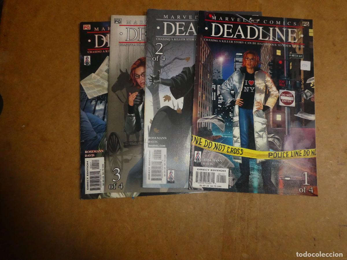 Comics: colecci&oacute;n completa 4 n&ordm;s, Deadline Marvel comics 2002