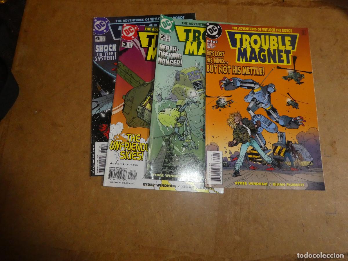 Comics: colecci&oacute;n completa 4 n&ordm;s, trouble magnet DC comics 2000