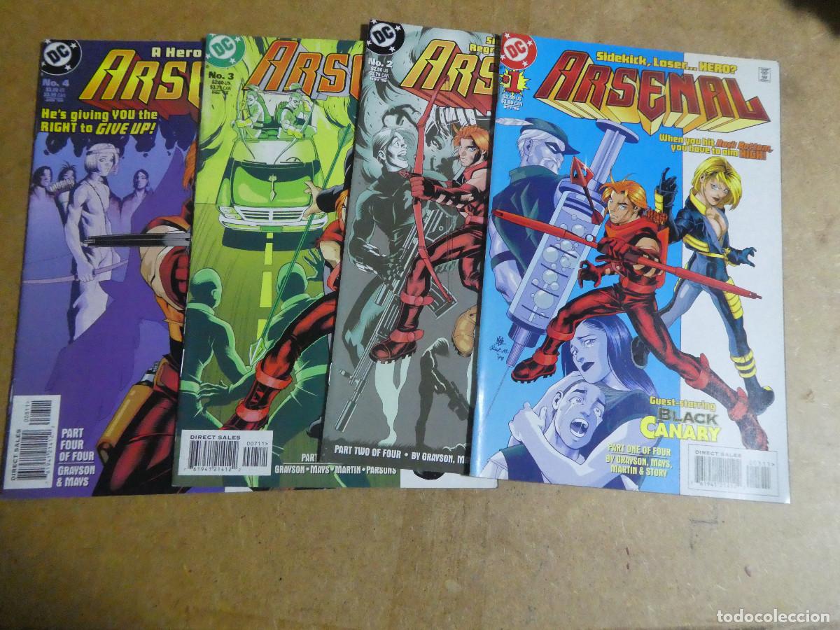 Comics: colecci&oacute;n completa 4 n&ordm;s, Arsenal DC comics 1998