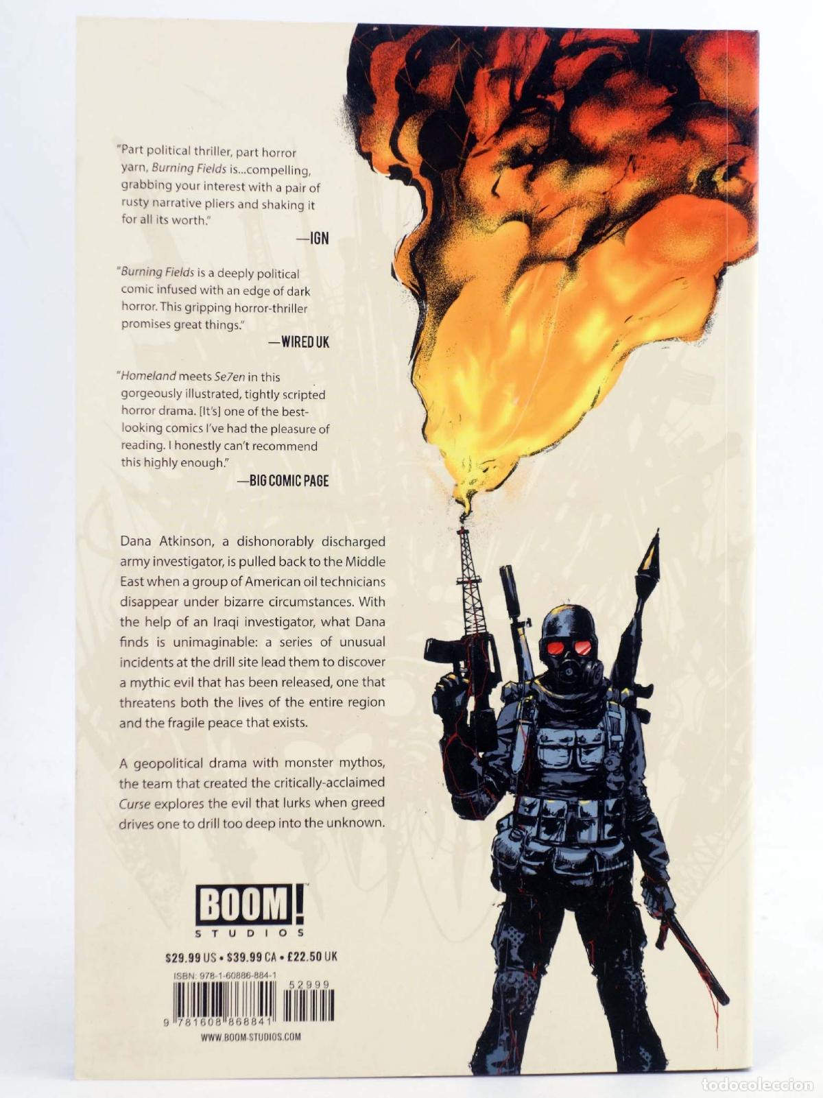 C&oacute;mics: BURNING FIELDS TPB (Moreci / Daniel / Lorimer) BOOM, 2016. EN INGL&Eacute;S. OFRT antes 29,99E - Foto 2