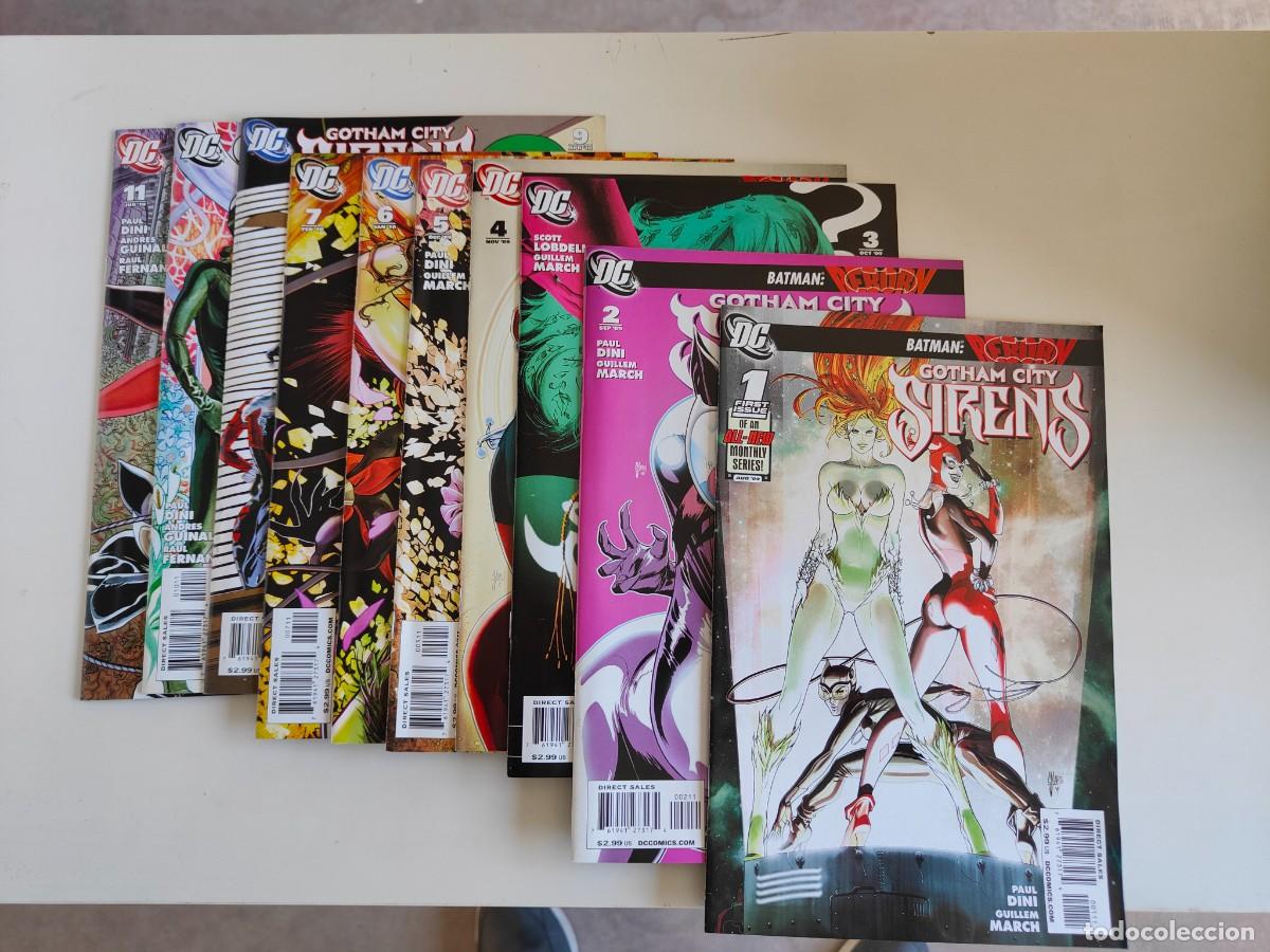 C&oacute;mics: Gotham City Sirens 1 2 3 4 5 6 7 9 10 11 DC 2009 Missed #8