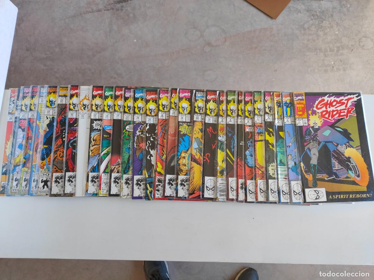 C&oacute;mics: Ghost Rider vol 2 Run 1 - 29 Marvel 1990 Series - Foto 1