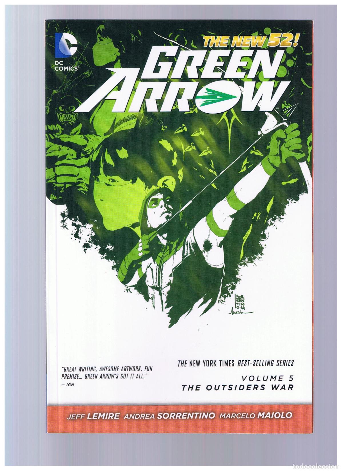 C&oacute;mics: GREEN ARROW VOL.5 THE OUTSIDERS WAR - Foto 1