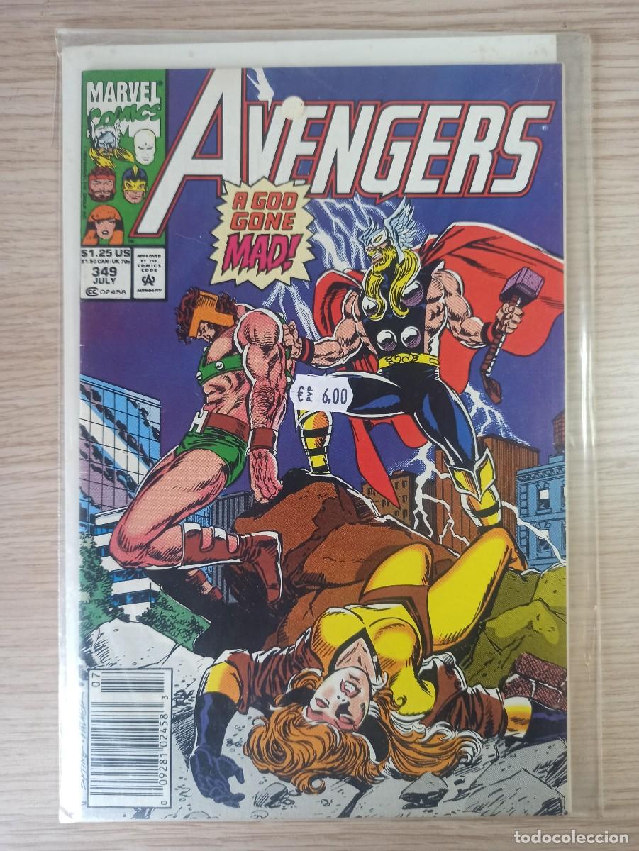 C&oacute;mics: AVENGERS (Ed. Marvel) #349, a&ntilde;o 1992 (En ingl&eacute;s original) - Foto 1