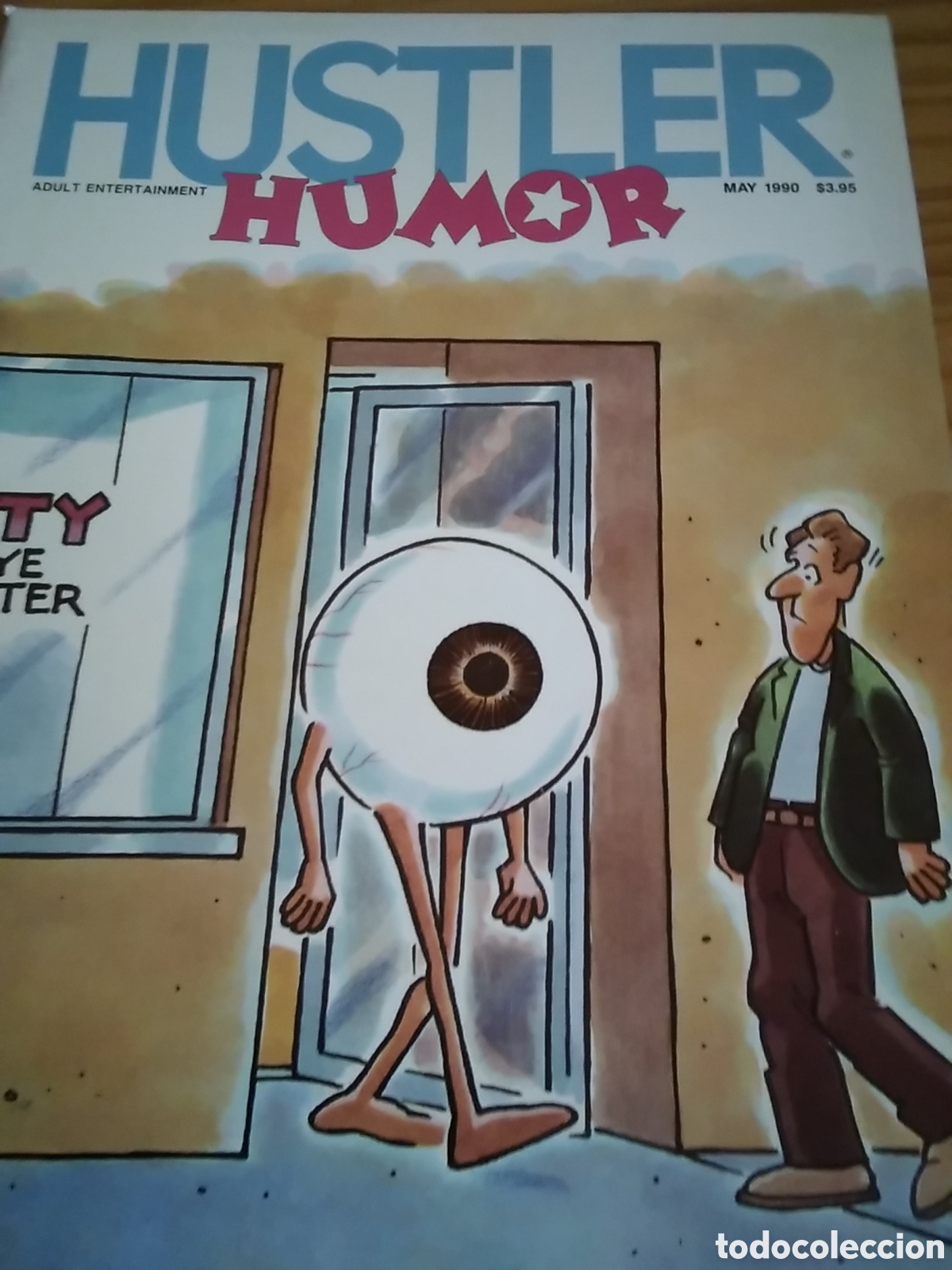 C&oacute;mics: Hustler humor chistes sat&iacute;ricos edicion americana sobre temas sociales 1990 mayo