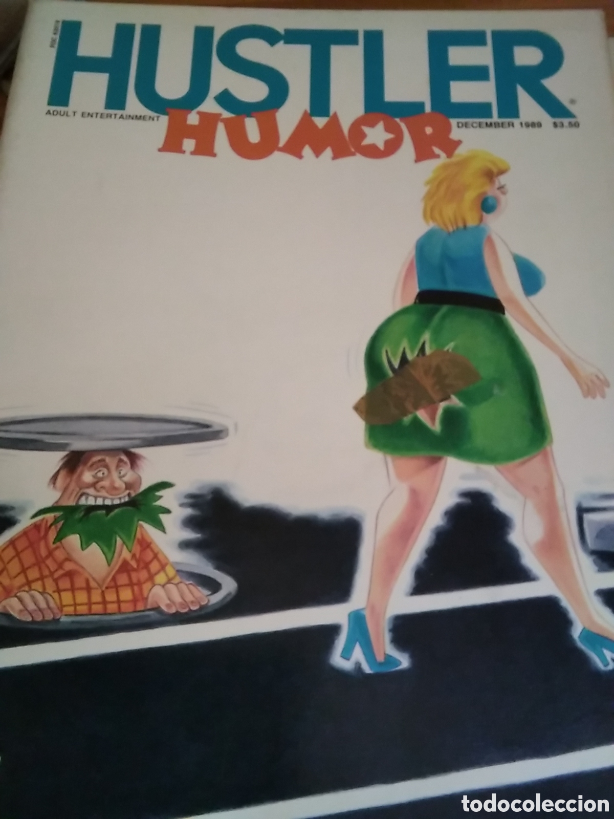 C&oacute;mics: Hustler humor chistes sat&iacute;ricos edicion americana sobre temas sociales 1989 diciembre