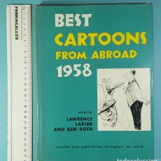 Cómics: BEST CARTOONS FROM ABROAD 1958, LAWRENCE LARIAR & BEN ROTH, CROWN PUBLISHER, 2 PAG VIÑETAS ESPAÑA