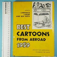 Cómics: BEST CARTOONS FROM ABROAD 1959, LAWRENCE LARIAR & BEN ROTH, CROWN PUBLISHER, 5 PAG VIÑETAS ESPAÑA