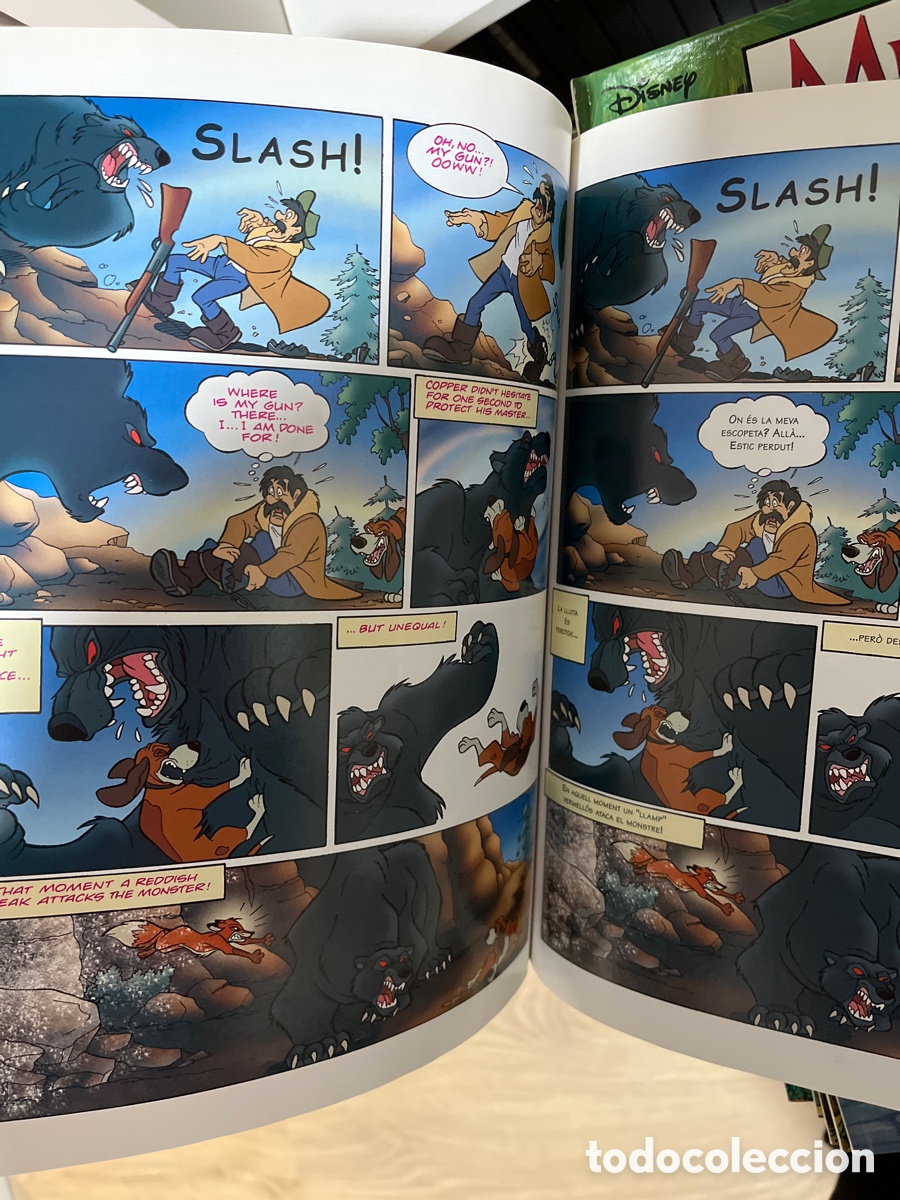 C&oacute;mics: Comic4 C&ograve;mic tod i toby - disney - edicio biling&uuml;e catala i angles - Foto 3