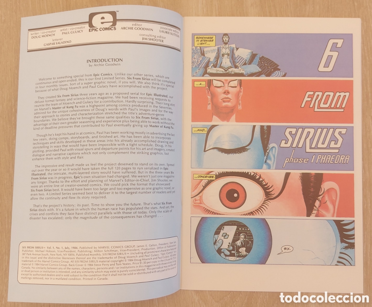 C&oacute;mics: Six from Sirus # 1 - Paul Gulacy - Foto 4