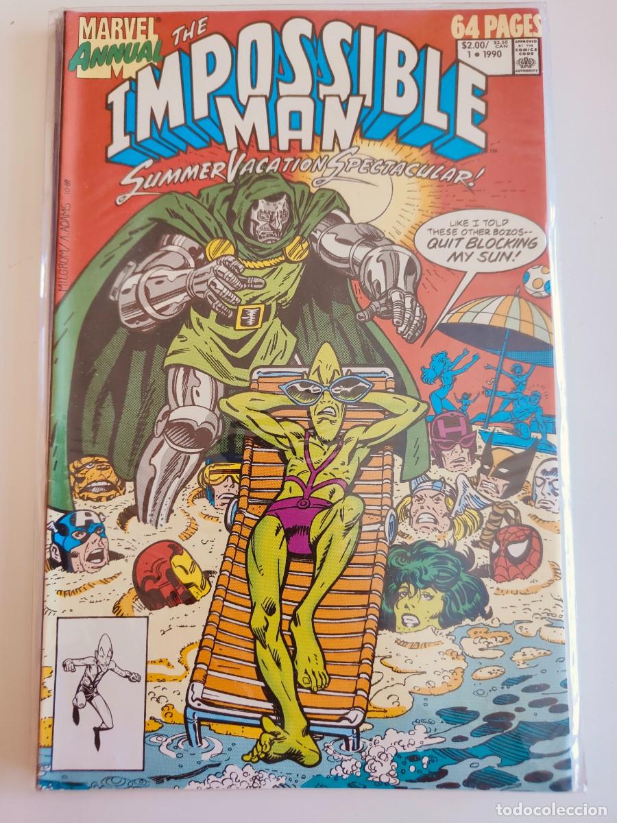C&oacute;mics: The Impossible Man Annual 1 1990 Marvel