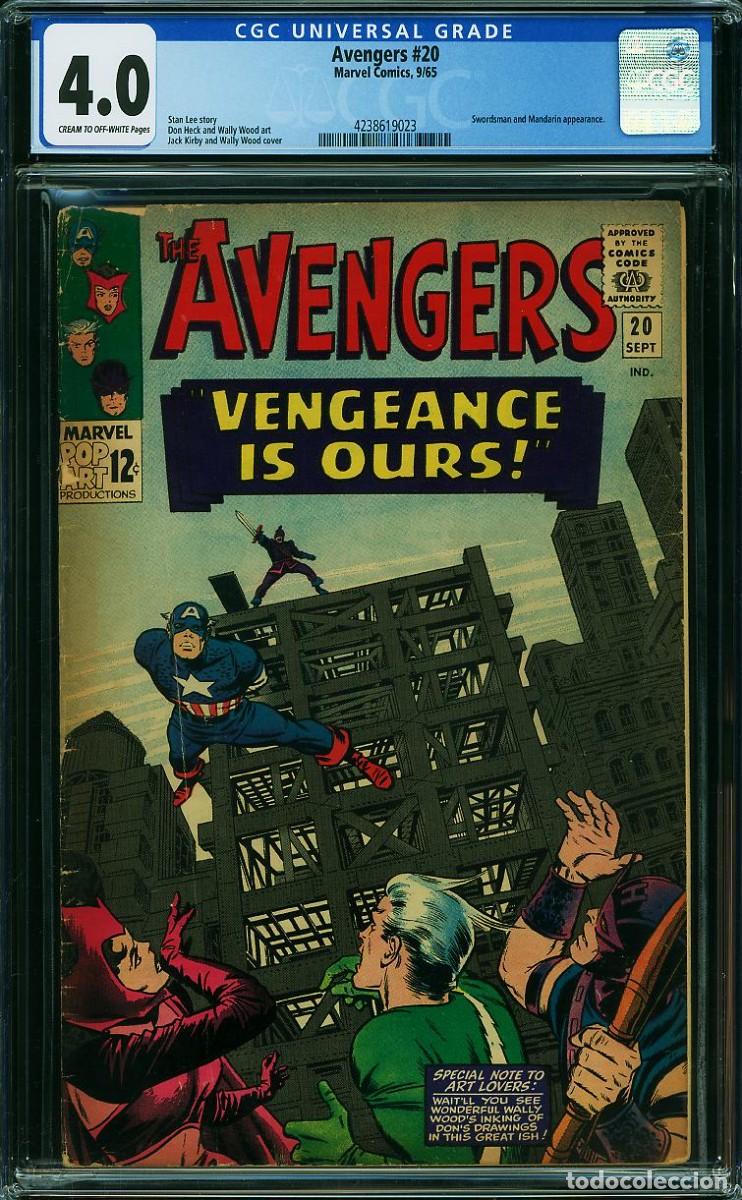 C&oacute;mics: AVENGERS # 20 CGC 4.0 1965 - Foto 1