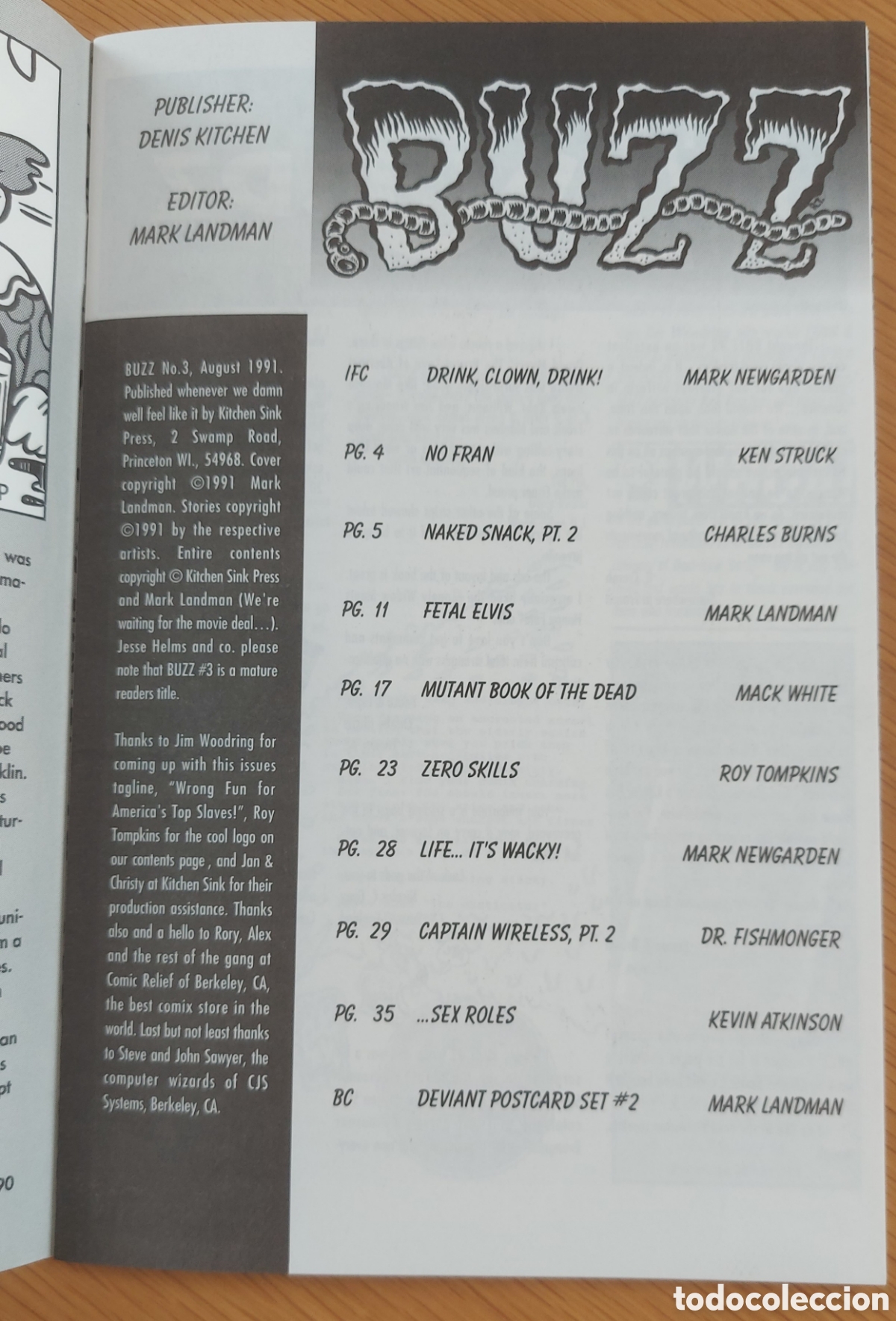 C&oacute;mics: Buzz # 3 - Charles Burns - Foto 4