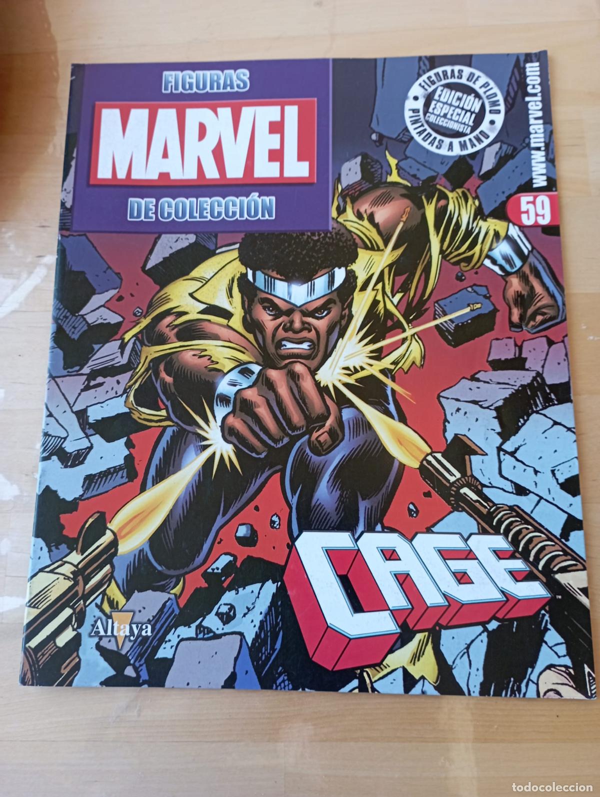 Comics: REVISTA FIGURAS MARVEL DE COLECCION N&ordm;59 CAGE.EN ESPA&Ntilde;OL