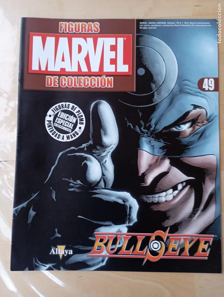 Comics: REVISTA FIGURAS MARVEL DE COLECCION N&ordm;49 BULLSEYE.EN ESPA&Ntilde;OL