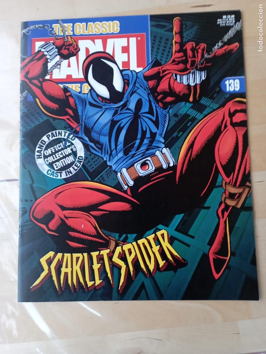 Comics: REVISTA FIGURAS MARVEL DE COLECCION N&ordm;139 SCARLET SPIDER.EN INGLES.