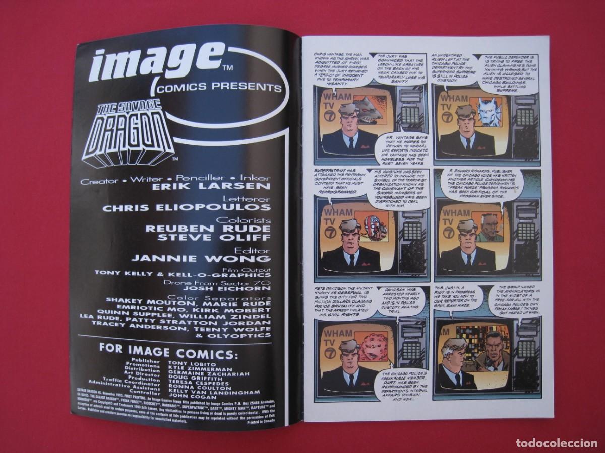 C&oacute;mics: THE SAVAGE DRAGON - N&ordm; 6 - IMAGE COMICS - EN INGLES. - Foto 6
