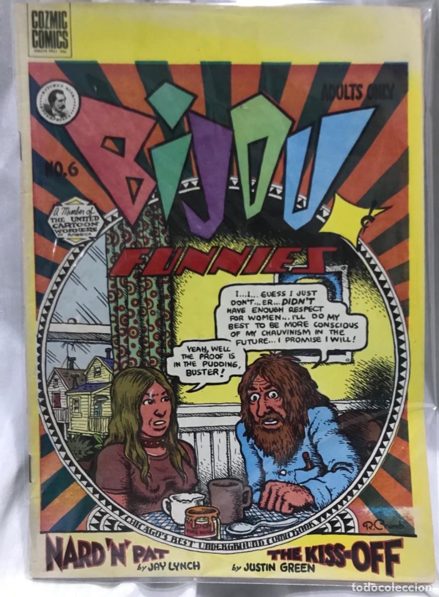 C&oacute;mics: Bijou #6. Cozmic Comics. Robert Crumb. Underground - Foto 1