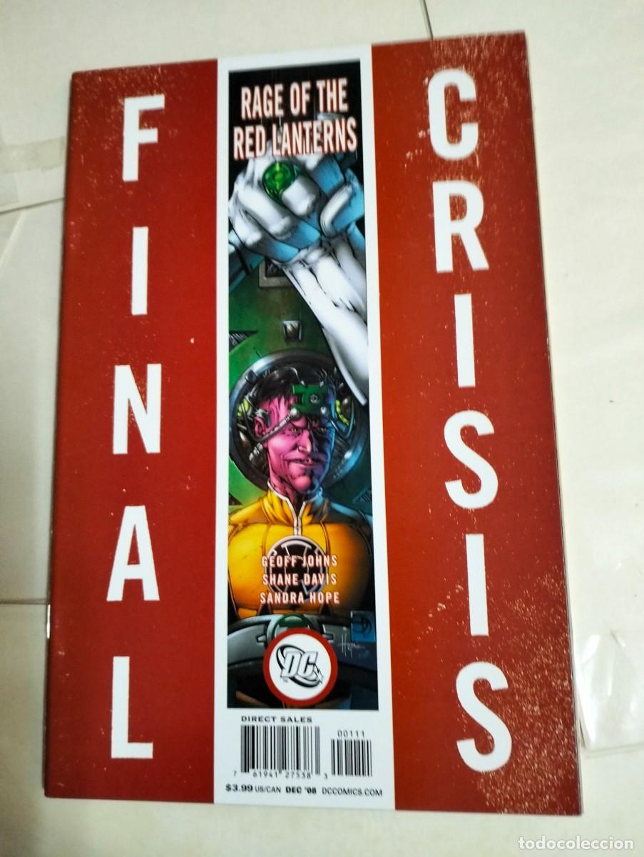 Comics: FINAL CRISIS : RAGE OF THE RED LANTERNS ...DC , EN INGLES.