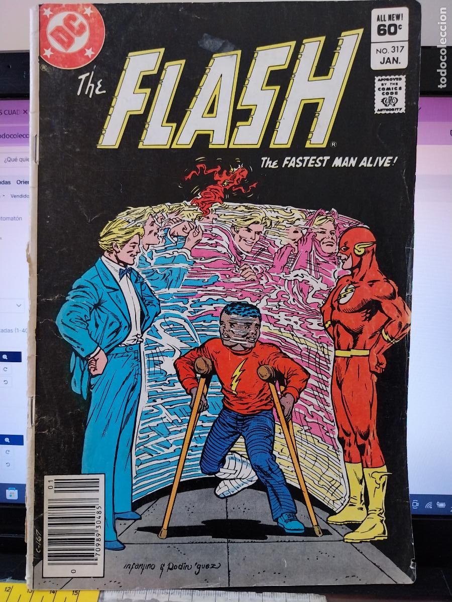 C&oacute;mics: Tebeo Flash Dc Comics n&ordm; 317 1983 esta en ingles - Foto 9