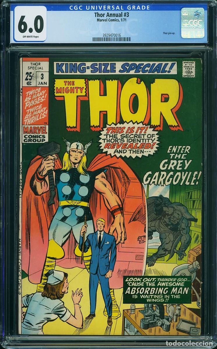 C&oacute;mics: THOR ANNUAL #3, CGC 6.0 FN 1971 - Foto 1