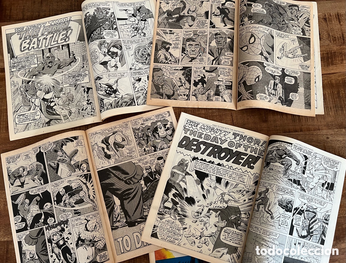 C&oacute;mics: Spiderman Comics Weekly 1973/74 17 n&uacute;meros. Marvel lote - Foto 5