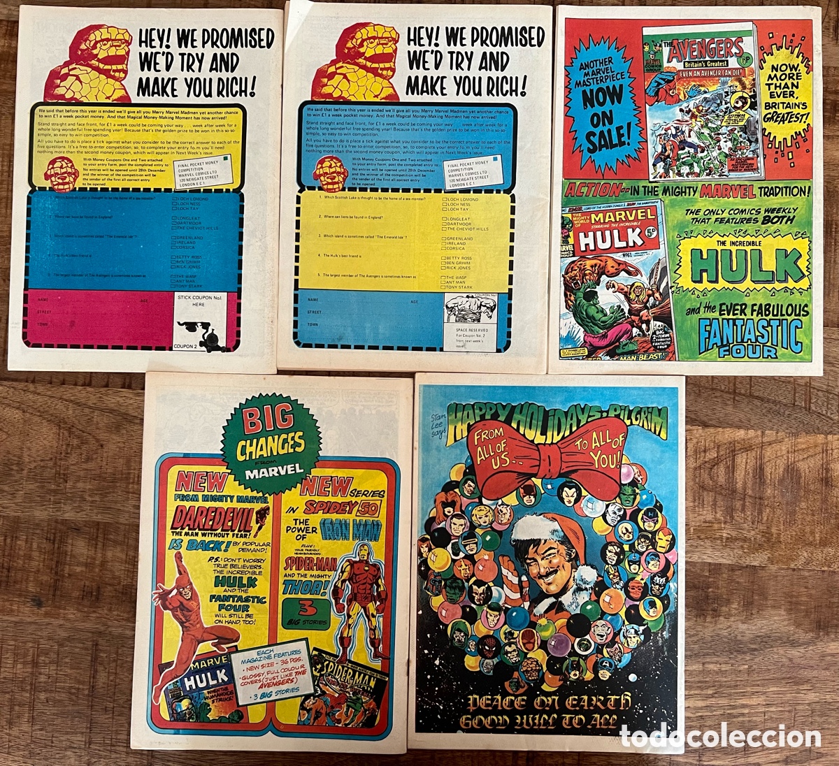 C&oacute;mics: Spiderman Comics Weekly 1973/74 17 n&uacute;meros. Marvel lote - Foto 8