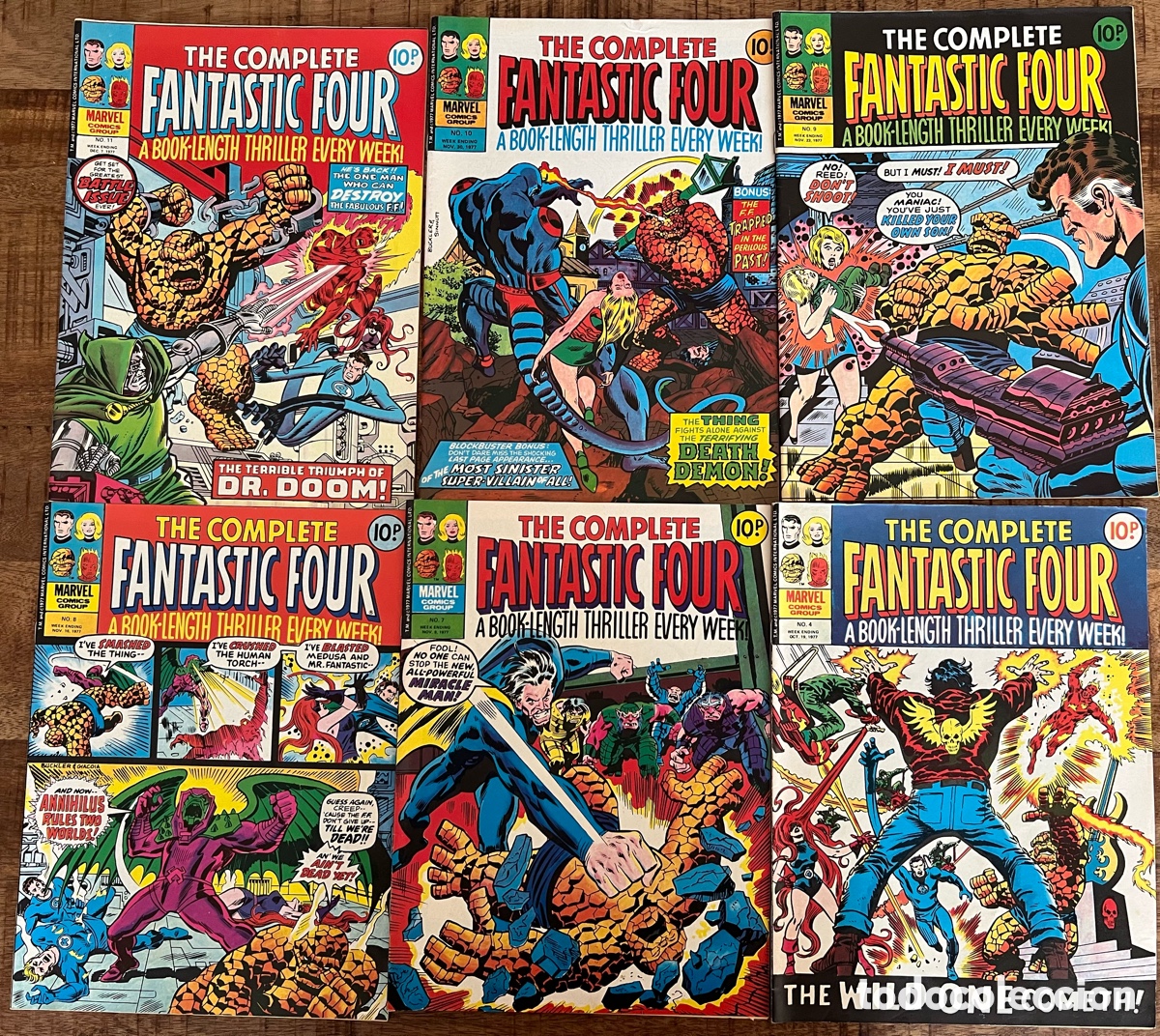 Fumetti: The Complete Fantastic Four 1977/78 18 n&uacute;meros. Marvel lote
