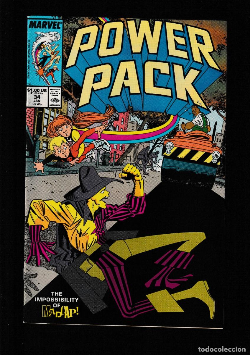 C&oacute;mics: POWER PACK 34 - MARVEL 1987 VFN - Foto 1