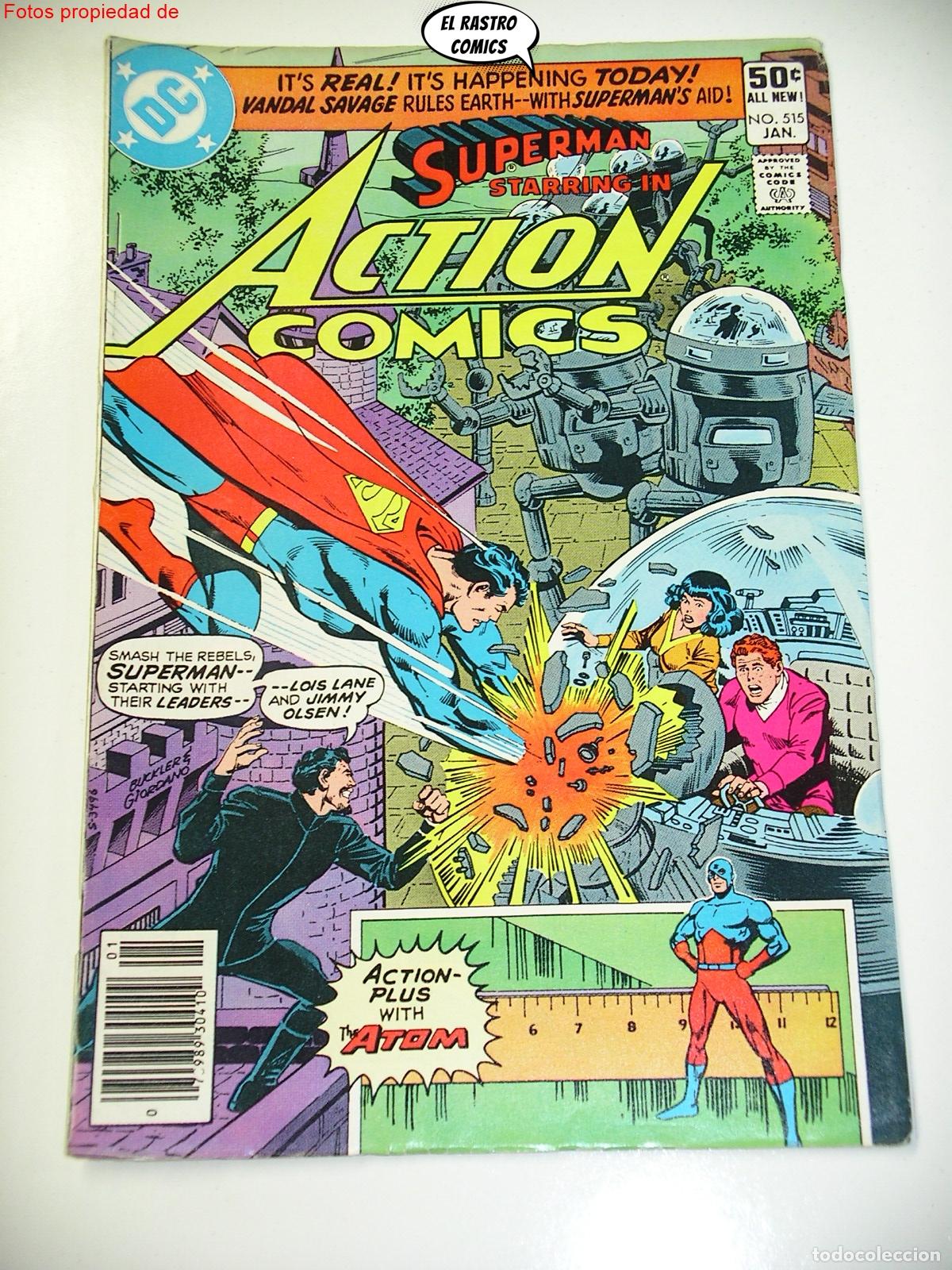 C&oacute;mics: Action Comics n&ordm; 515, ed DC USA 1981, en ingl&eacute;s - Foto 1