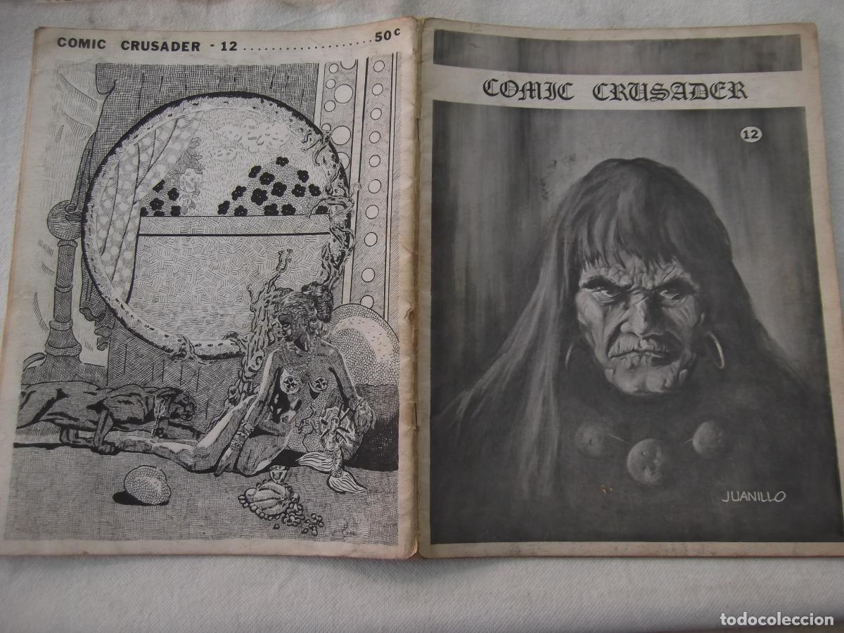Fumetti: comic crusader n&ordm; 12, comic u.s.a. 36 paginas en b/n, 22x28, buenos ilustradores