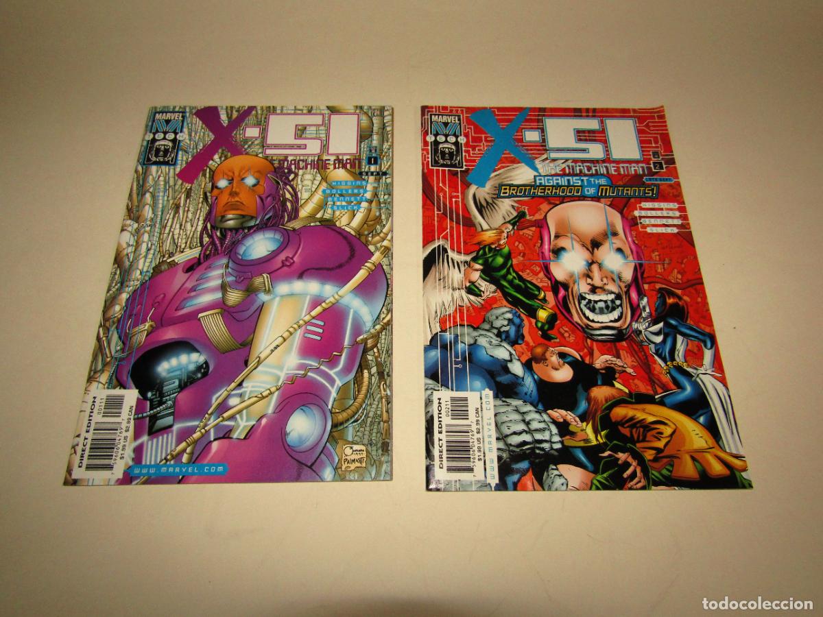 Comics : Antiguo Lote de 2 X-51 de Comics MARVEL TECH de 1999