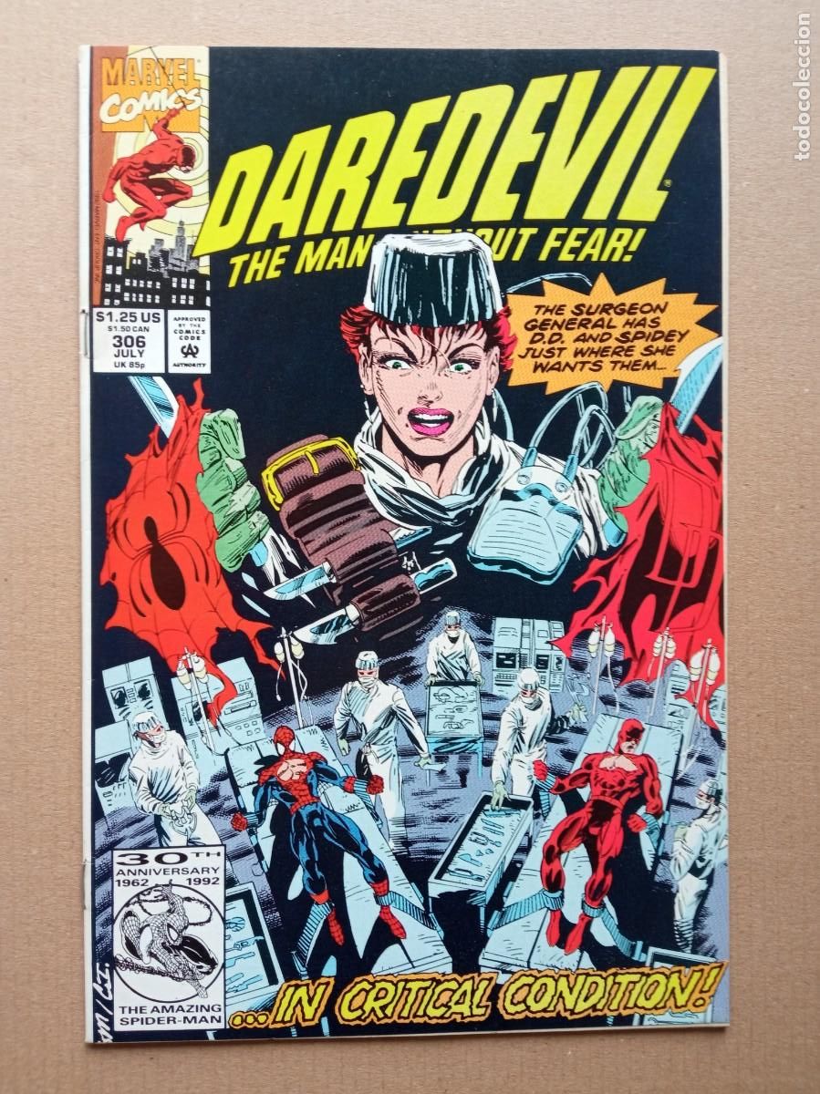 C&oacute;mics: Marvel Daredevil #309 1992 FN+ USA - Foto 1